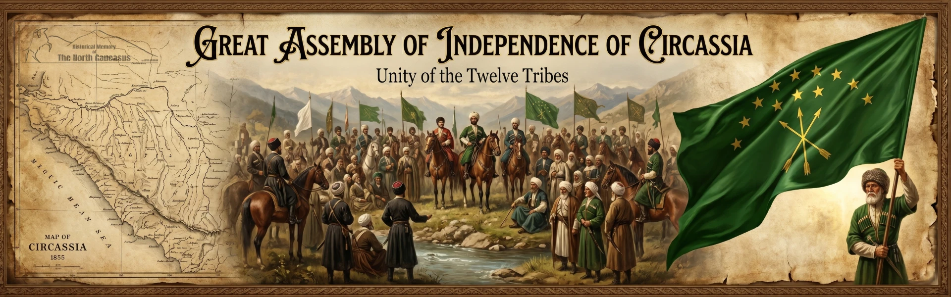 Great Circassian Assembly of 1861 & Federative Unification of the North Caucasus
